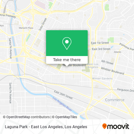 Laguna Park - East Los Angeles map