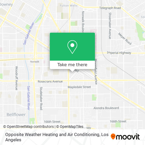Mapa de Opposite Weather Heating and Air Conditioning