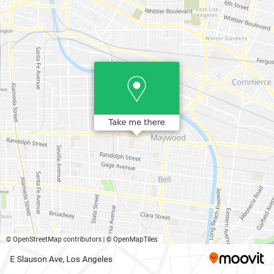 E Slauson Ave map