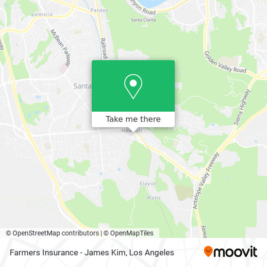 Mapa de Farmers Insurance - James Kim