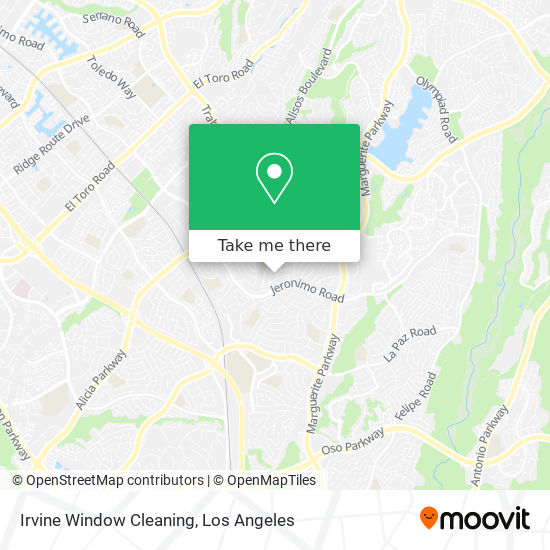 Irvine Window Cleaning map