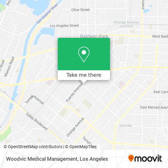 Woodvic Medical Management map