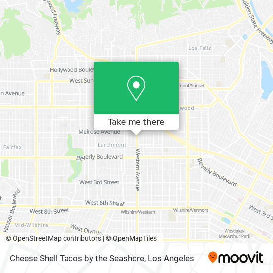 Cheese Shell Tacos by the Seashore map