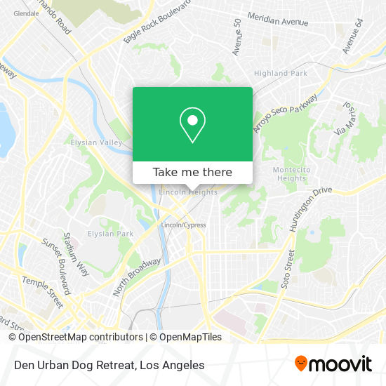 Mapa de Den Urban Dog Retreat