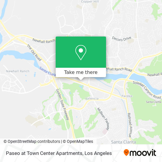 Mapa de Paseo at Town Center Apartments