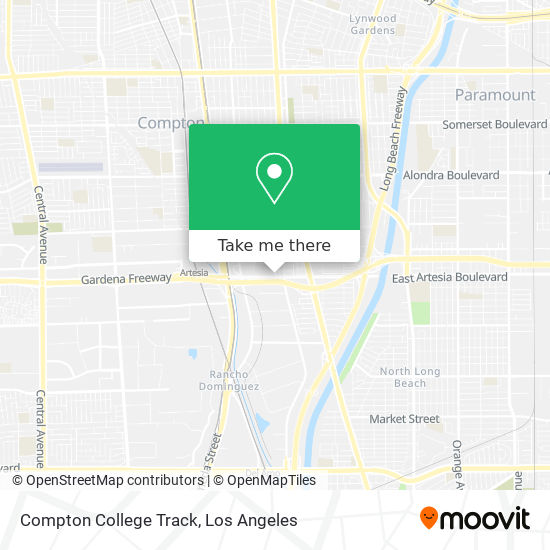 Compton College Track map