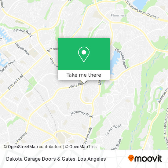 Dakota Garage Doors & Gates map