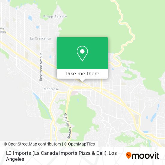 Mapa de LC Imports (La Canada Imports Pizza & Deli)