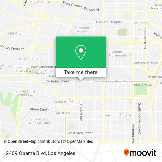 Mapa de 2409 Obama Blvd