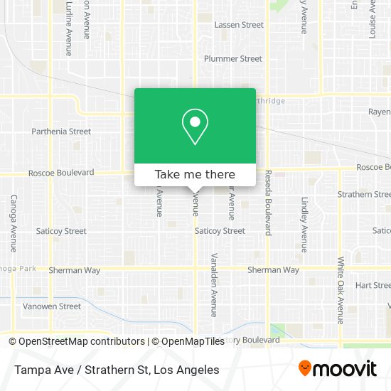 Mapa de Tampa Ave / Strathern St