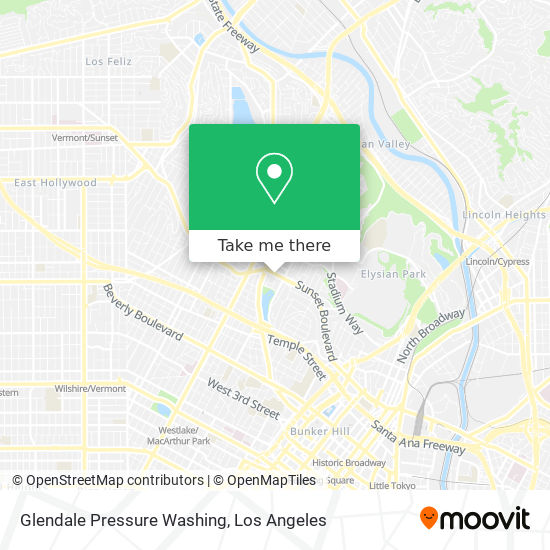 Glendale Pressure Washing map