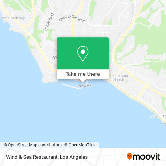 Mapa de Wind & Sea Restaurant
