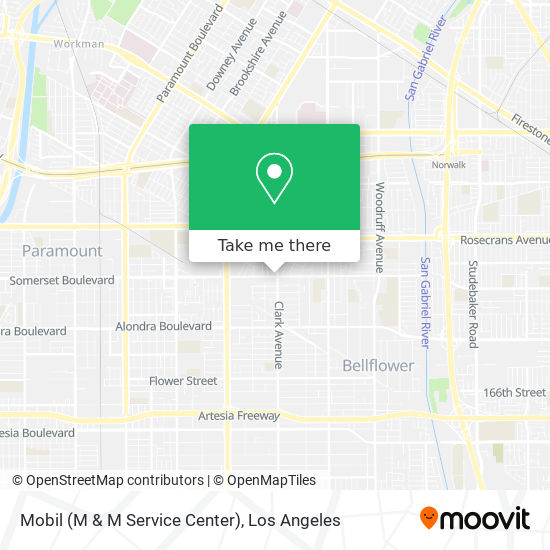 Mobil (M & M Service Center) map
