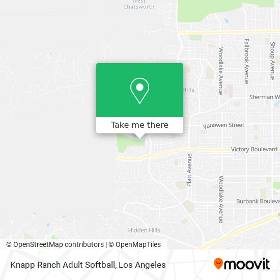 Knapp Ranch Adult Softball map