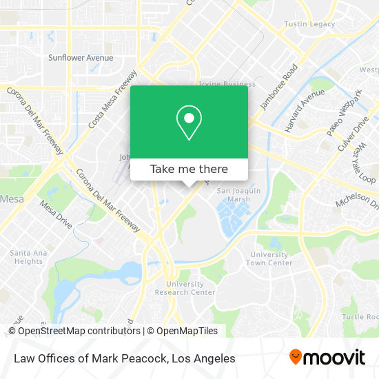 Law Offices of Mark Peacock map