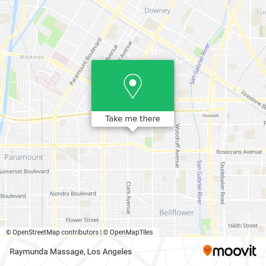 Raymunda Massage map