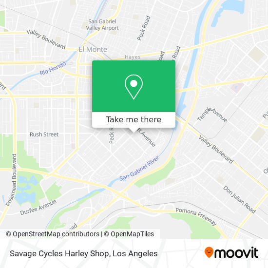 Savage Cycles Harley Shop map