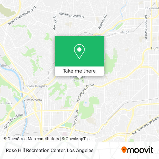 Rose Hill Recreation Center map