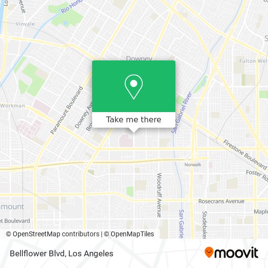 Mapa de Bellflower Blvd