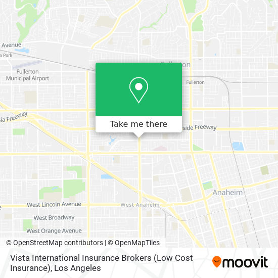 Vista International Insurance Brokers (Low Cost Insurance) map