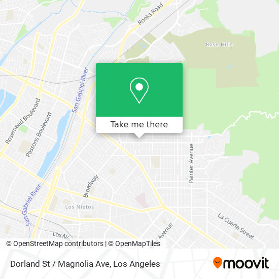 Mapa de Dorland St / Magnolia Ave