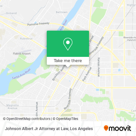 Johnson Albert Jr Attorney at Law map