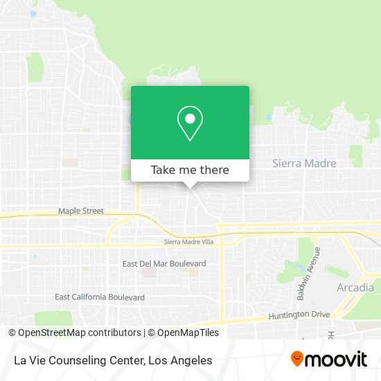 La Vie Counseling Center map