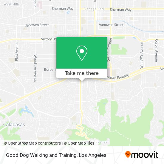 Mapa de Good Dog Walking and Training