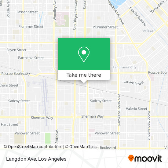 Mapa de Langdon Ave