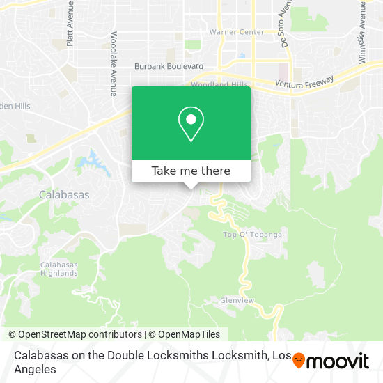 Calabasas on the Double Locksmiths Locksmith map