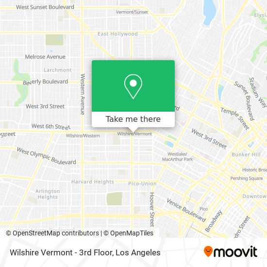 Wilshire Vermont - 3rd Floor map