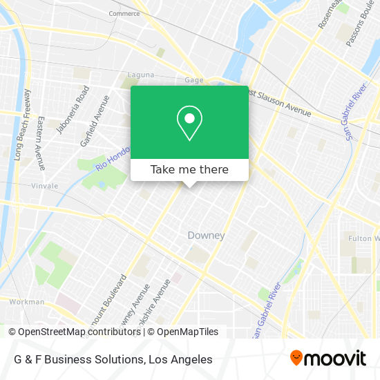 G & F Business Solutions map