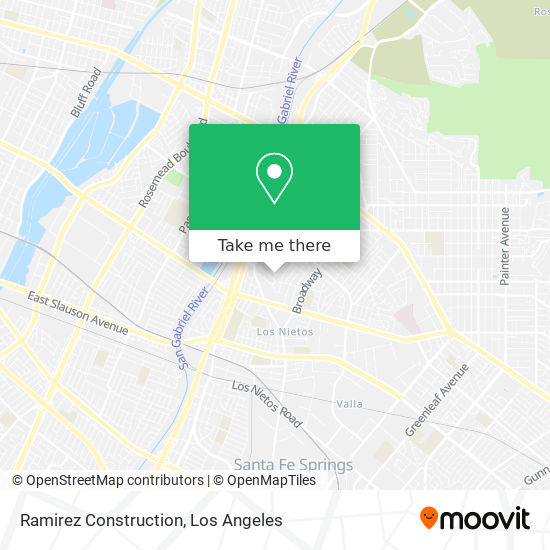 Ramirez Construction map