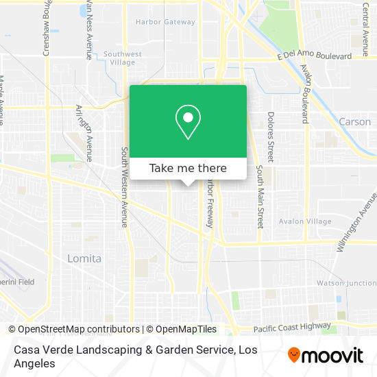 Casa Verde Landscaping & Garden Service map