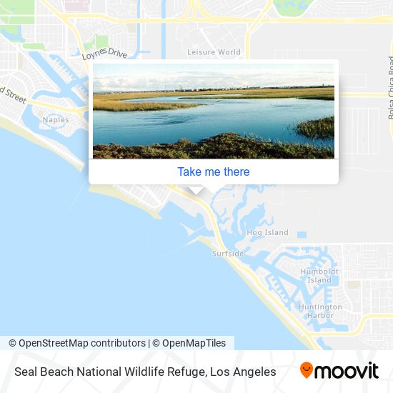 Seal Beach National Wildlife Refuge map