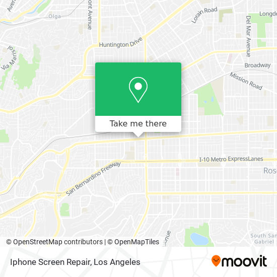 Iphone Screen Repair map