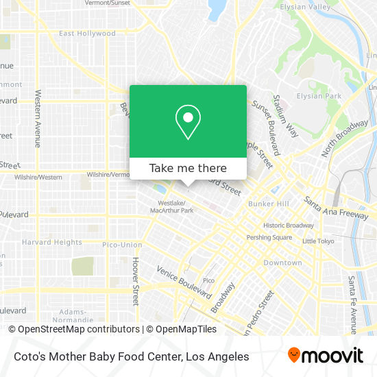 Mapa de Coto's Mother Baby Food Center