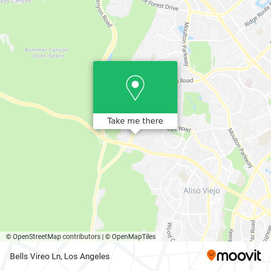 Bells Vireo Ln map