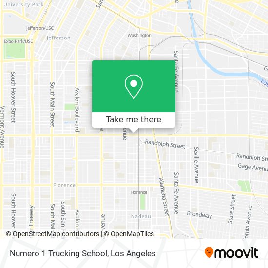 Numero 1 Trucking School map