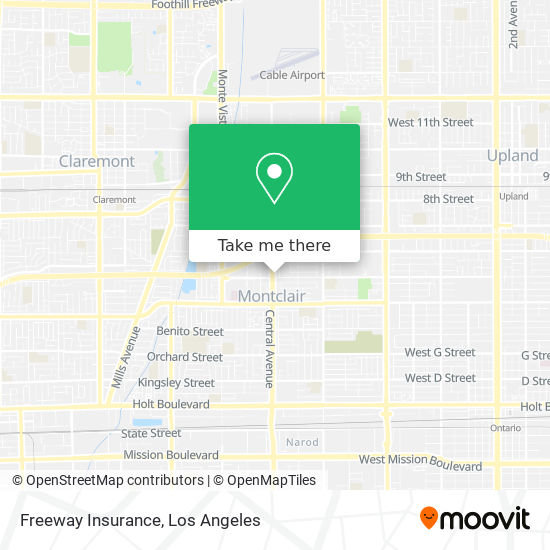 Freeway Insurance map