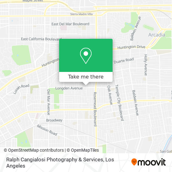 Ralph Cangialosi Photography & Services map