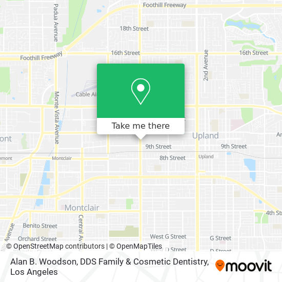 Alan B. Woodson, DDS Family & Cosmetic Dentistry map