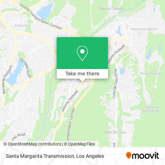 Santa Margarita Transmission map