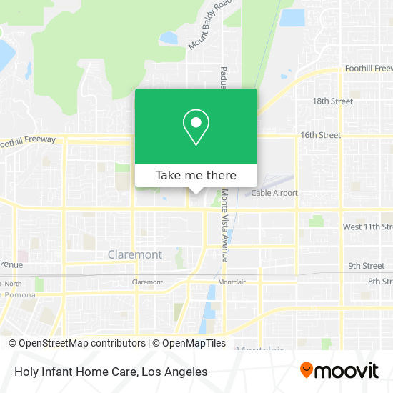 Holy Infant Home Care map