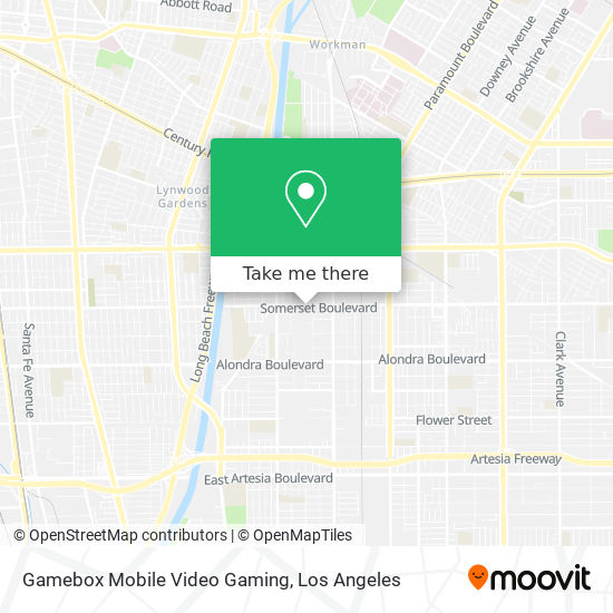 Mapa de Gamebox Mobile Video Gaming