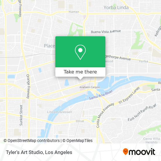 Tyler's Art Studio map
