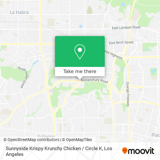 Mapa de Sunnyside Krispy Krunchy Chicken / Circle K
