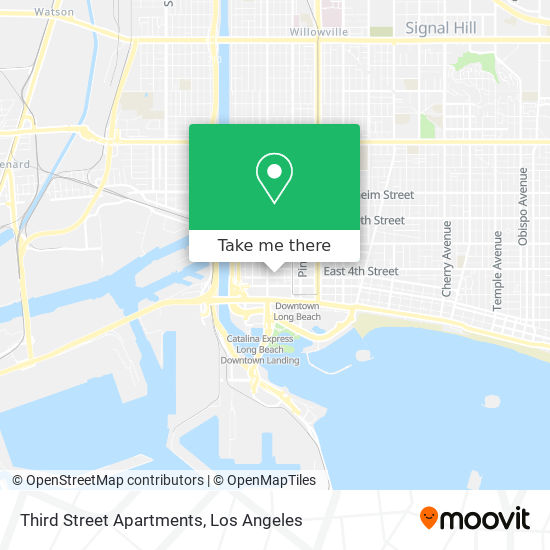 Mapa de Third Street Apartments