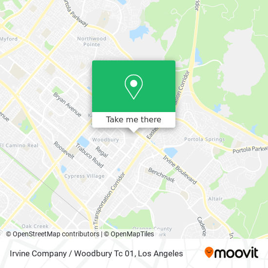 Irvine Company / Woodbury Tc 01 map