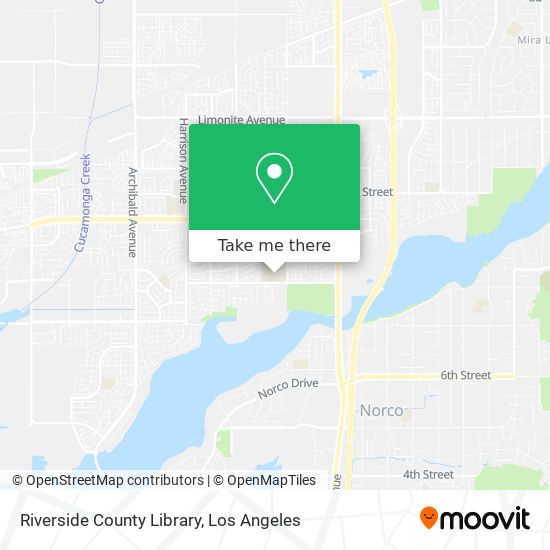 Riverside County Library map
